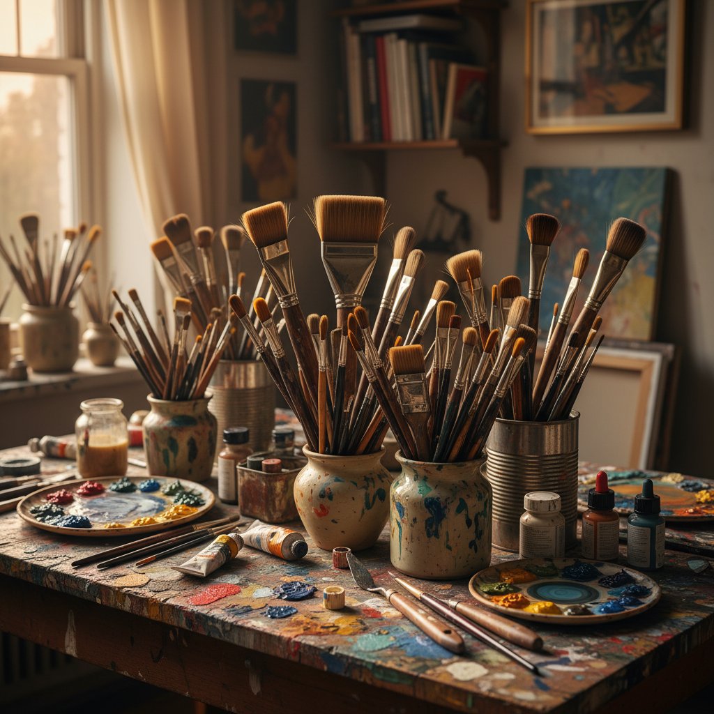 Oil painting palette